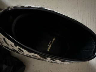 NIB $1145 Saint Laurent Мужские ботинки TEDDY 10 с пряжками BO HELL Черные 9 US/42 E