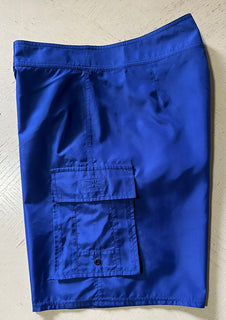 NWT $790 Шорты для плавания DIOR на шнурке, синие, размер S