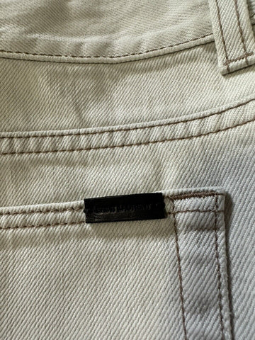 Neu mit Etikett: 850 $ Saint Laurent Herrenjeans Karottenhose Grau Off White 30 US Italien