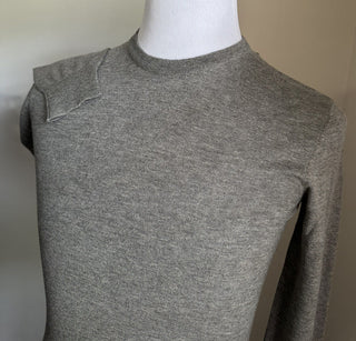 NWT $995 Ralph Lauren Purple Label Мужской кашемировый свитер с круглым вырезом Серый XS Италия
