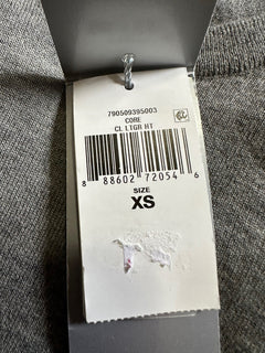 NWT $995 Ralph Lauren Purple Label Мужской кашемировый свитер с круглым вырезом Серый XS Италия