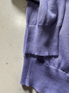 NWT $995 Ralph Lauren Purple Label Мужской кашемировый свитер с круглым вырезом LT Purple S Ita