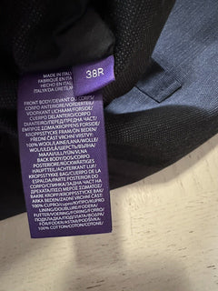 New $995 Ralph Lauren Purple Label Men Vest DK Gray 38R US/48R Eu Italy