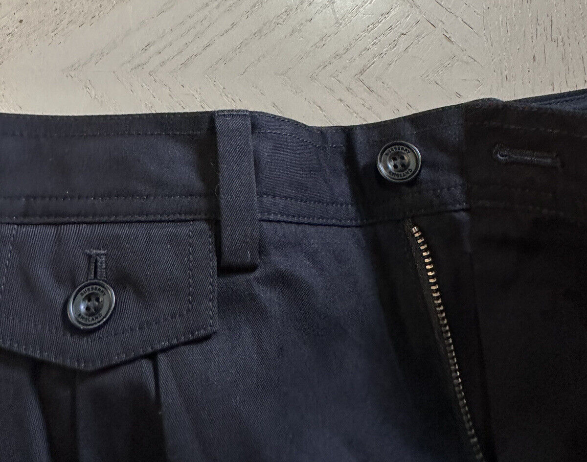 NWT Burberry Мужские шорты из твила со складками, черные, размер 50, евро