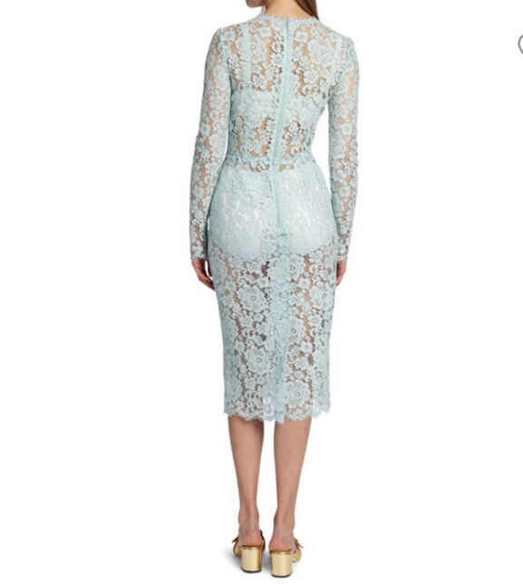 Новое кружевное платье-футляр DOLCE&amp;GABBANA, размер 52/18, $2645.
