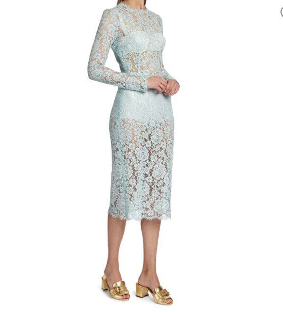 Новое кружевное платье-футляр DOLCE&amp;GABBANA, размер 52/18, $2645.