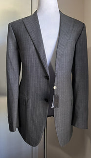 Новый мужской костюм Corneliani в серую полоску за 2650 долларов 44R США/56R ЕС Италия