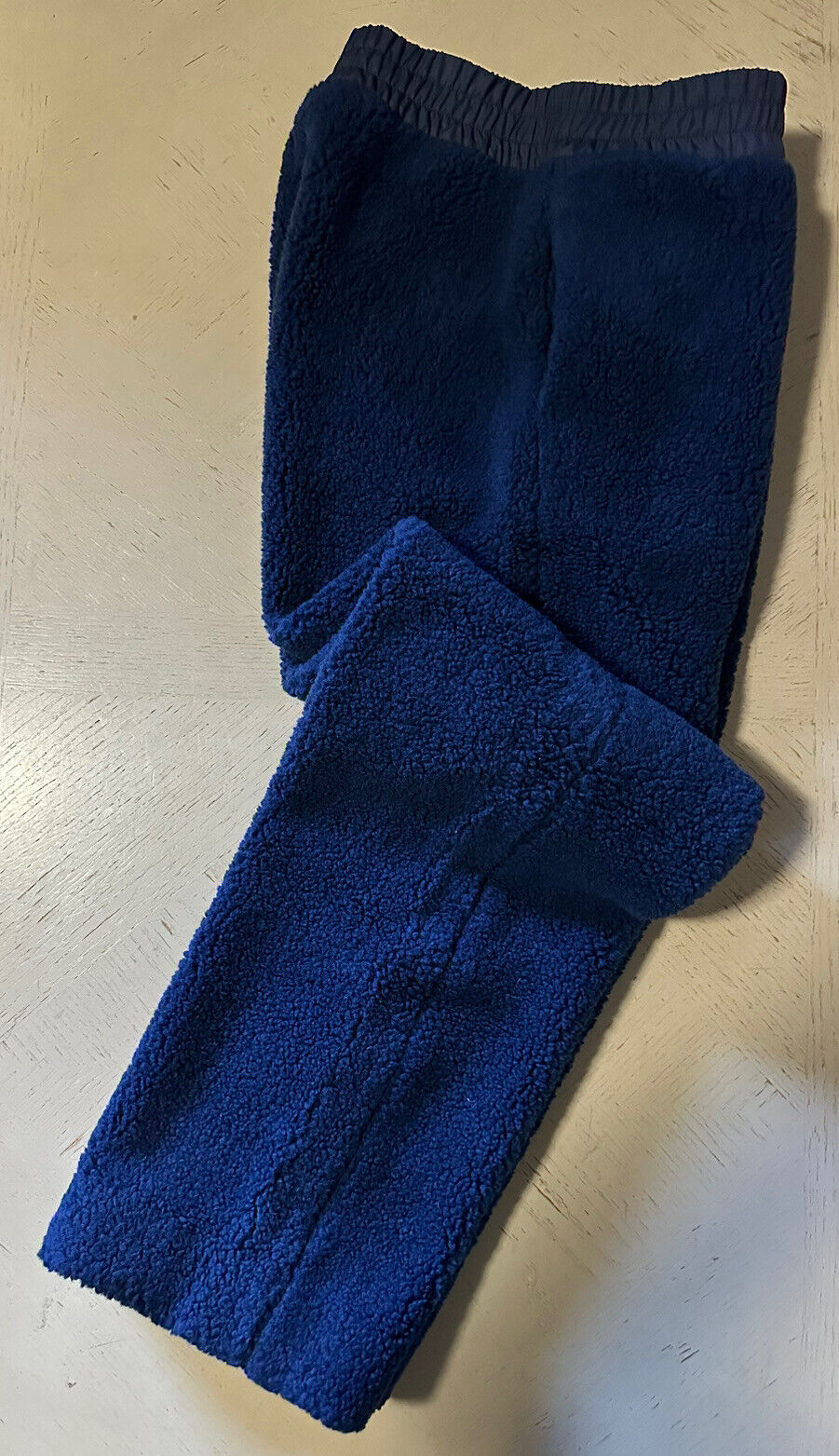 Neue 1450 $ Fendi Herren Pantalone Woll-Teddyhose, Blau, 32 US/48 Eu, Irland