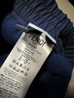 Новые мужские шерстяные брюки Тедди Fendi за 1450 долларов, синие 32 США/48 ЕС, Италия