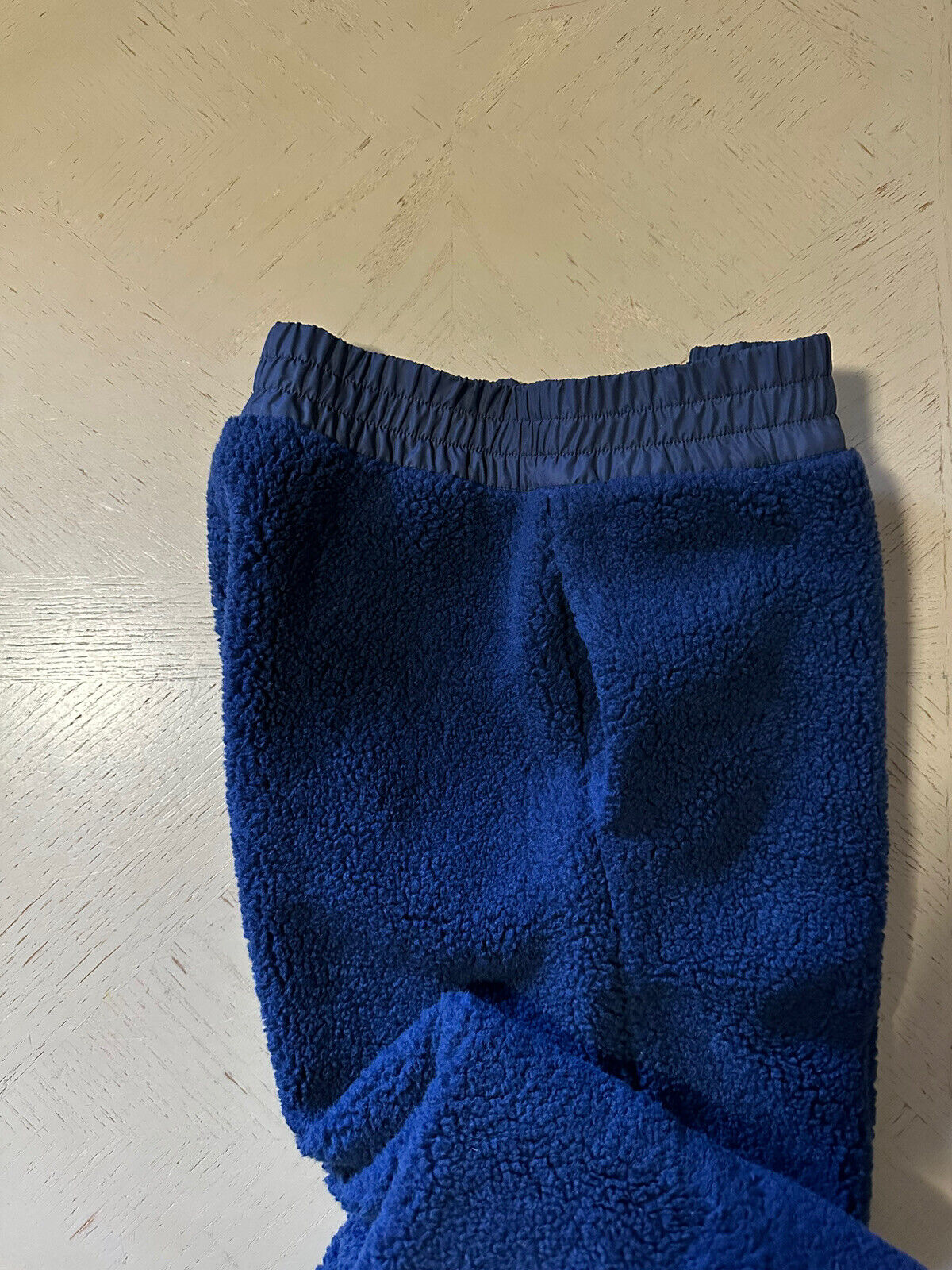 Neue 1450 $ Fendi Herren Pantalone Woll-Teddyhose, Blau, 32 US/48 Eu, Irland
