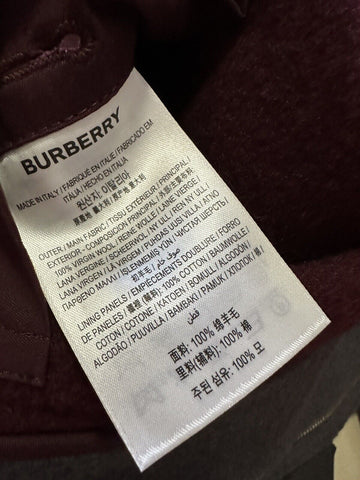 New $3550 Burberry Men’s Oversized Wool Hooded Coat DARK CHARCOAL 38 US/48 Eu