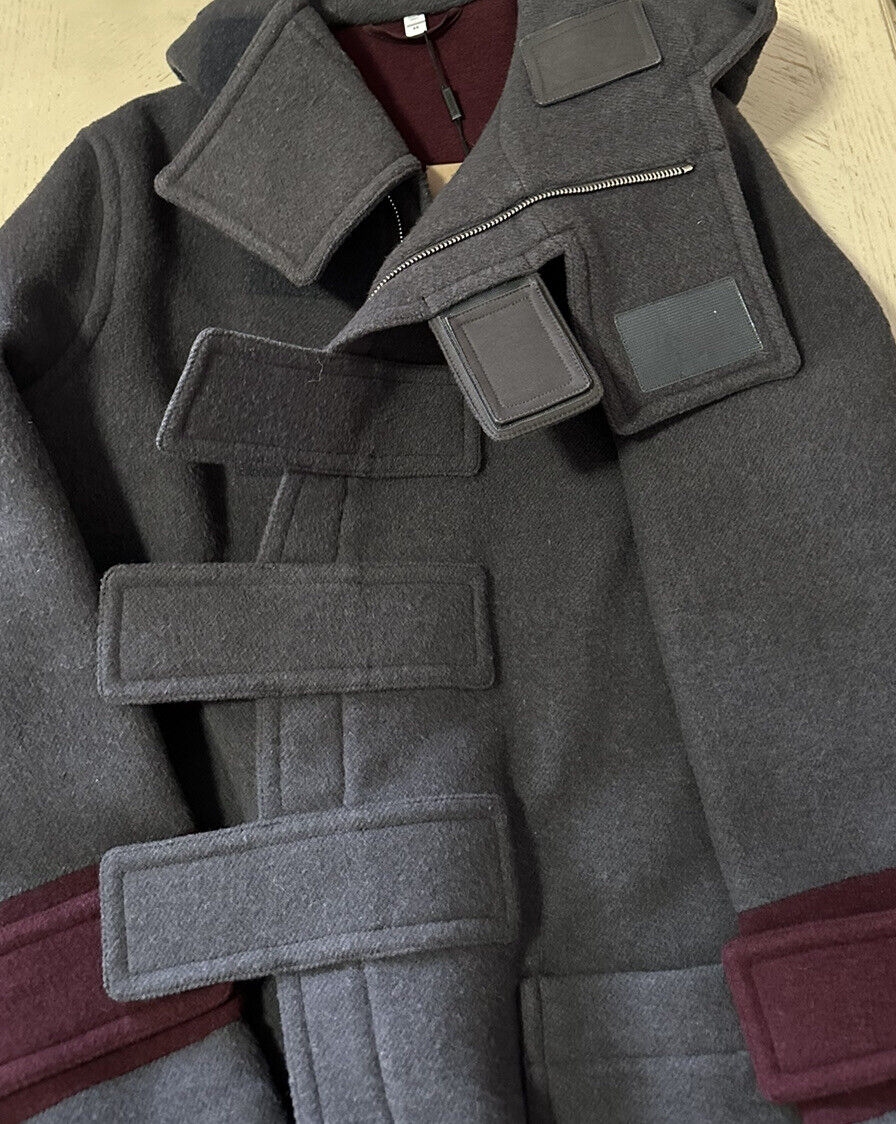 Новое мужское шерстяное пальто оверсайз с капюшоном Burberry за 3550 долларов DARK CHARCOAL 38 US/48 EU