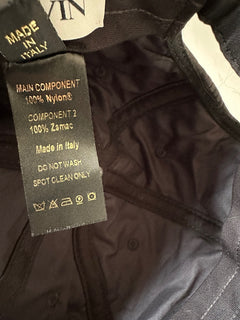 NWT Lanvin Мужская бейсболка с логотипом в стиле граффити, черная, размер L (60) Италия