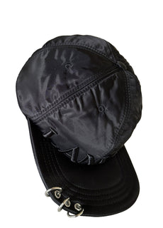 NWT Lanvin Мужская бейсболка с логотипом в стиле граффити, черная, размер L (60) Италия