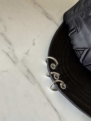 Neu mit Etikett: Lanvin Herren-Baseballmütze mit Graffiti-Logo, Schwarz, Größe L (60), Italien