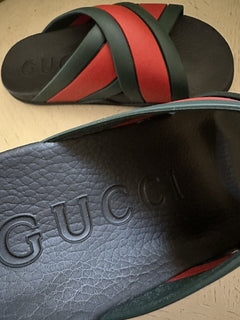 Женские сандалии NIB Gucci красный/зеленый 5 США (35 ЕС) 627820
