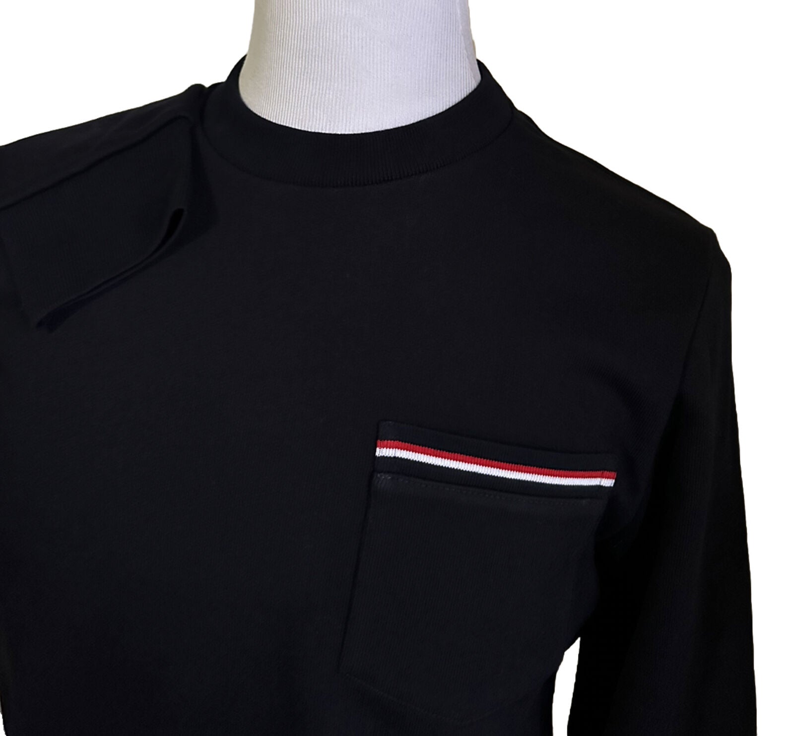 Neu mit Etikett: Thom Browne Herren-Sweatshirt mit Rundhalsausschnitt, Marineblau, M (2), Italien