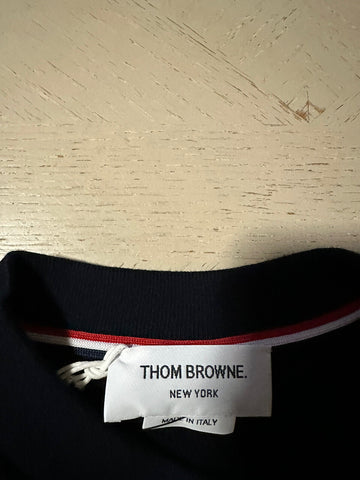 Neu mit Etikett: Thom Browne Herren-Sweatshirt mit Rundhalsausschnitt, Marineblau, M (2), Italien