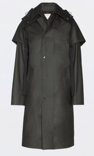 Новый мужской плащ Bottega Veneta из эластичного хлопка цвета DK шоколад S за 3100 долларов США