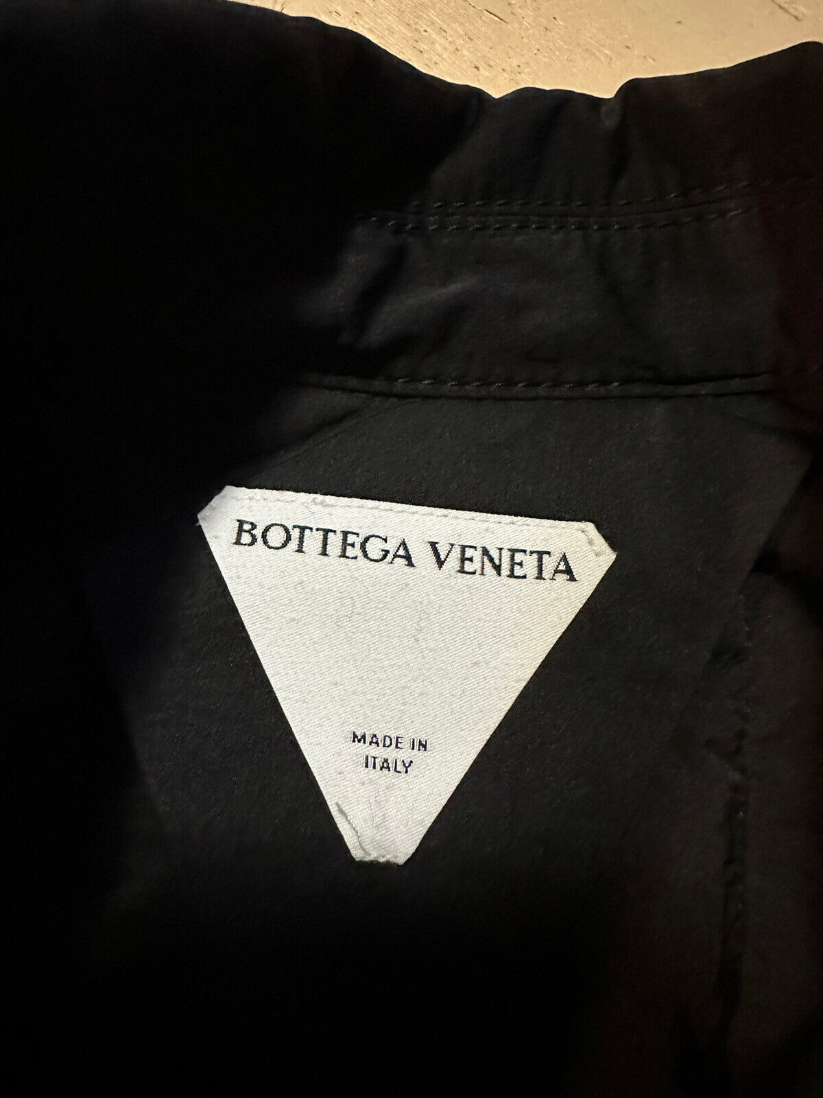 Neue 4000 $ Bottega Veneta Herren Übergroße Jacke Mantel Farbe Schwarz Größe M Italien