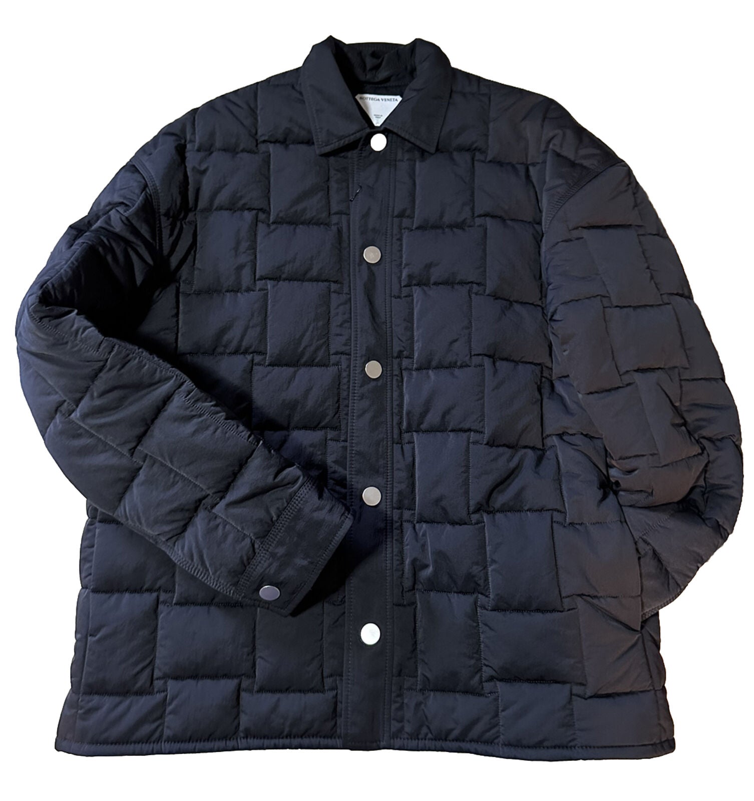 Новая мужская куртка оверсайз Bottega Veneta за 4000 долларов, черный цвет, размер M, Италия