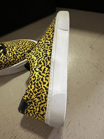 NIB Saint Laurent Мужские парусиновые кроссовки Желтый/Черный 9 US/42 EU Италия