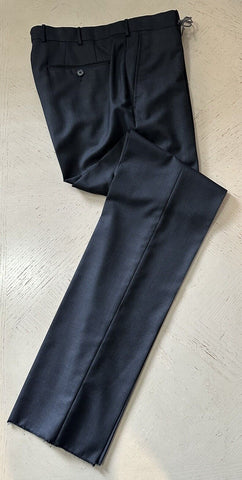 NWT $995 Ermenegildo Zegna 15 Mil Wool Dress Pants DK Gray 32 US/48 Eu