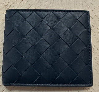 Новый мужской кошелек Bottega Veneta Синий 592778 Италия