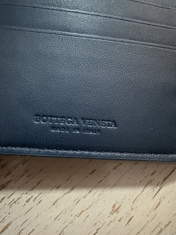 Новый мужской кошелек Bottega Veneta Синий 592778 Италия