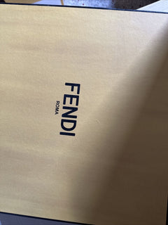 NIB 1190 долларов США Fendi Contrast Knit High Top кроссовки Темно-синий/зеленый 12 US/11 UK