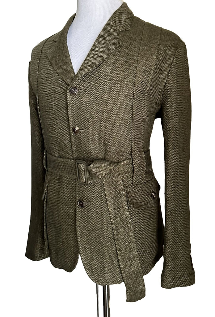 NWT $1495 Ralph Lauren Purple Label Мужской льняной пиджак Зеленый 44R США/54R ЕС