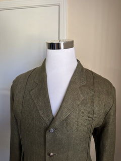 NWT $1495 Ralph Lauren Purple Label Мужской льняной пиджак Зеленый 44R США/54R ЕС