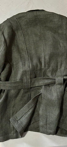 Neu mit Etikett: 1495 $ Ralph Lauren Purple Label Herren-Leinenblazer, Grün, 44R US/54R Eu