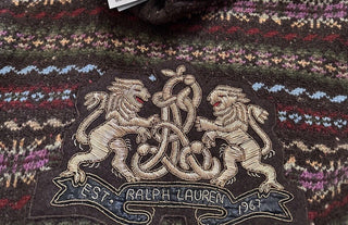 NWT $2490 Ralph Lauren Purple Label Женская водолазка Коричневый XS Италия