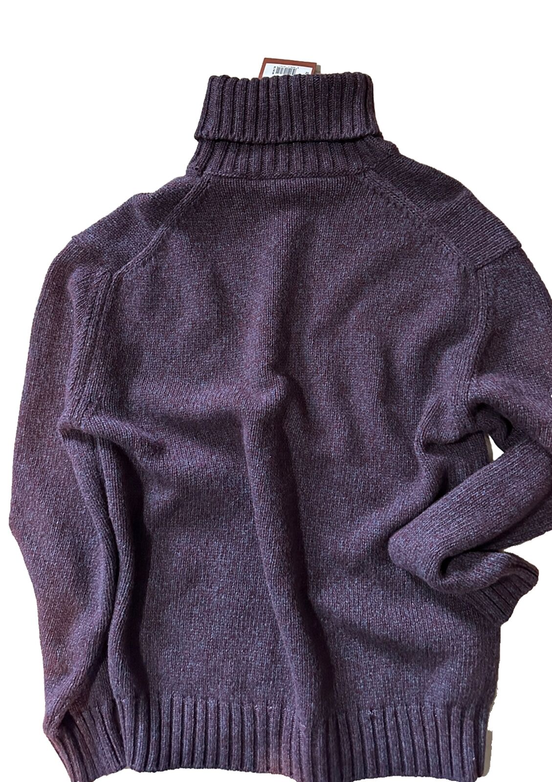 NWT $2150 Loro Piana Dolcevita Garve Cashmere Turtleneck Sweater Burgundy 52 Eu