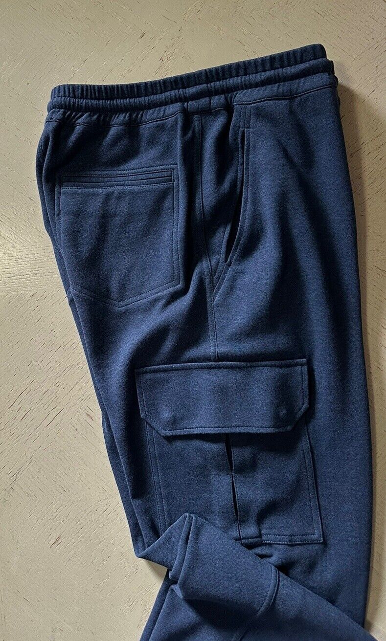 New $1850 Brunello Cucinelli Men’s Drawstring Jogger Track Pants Navy Size L