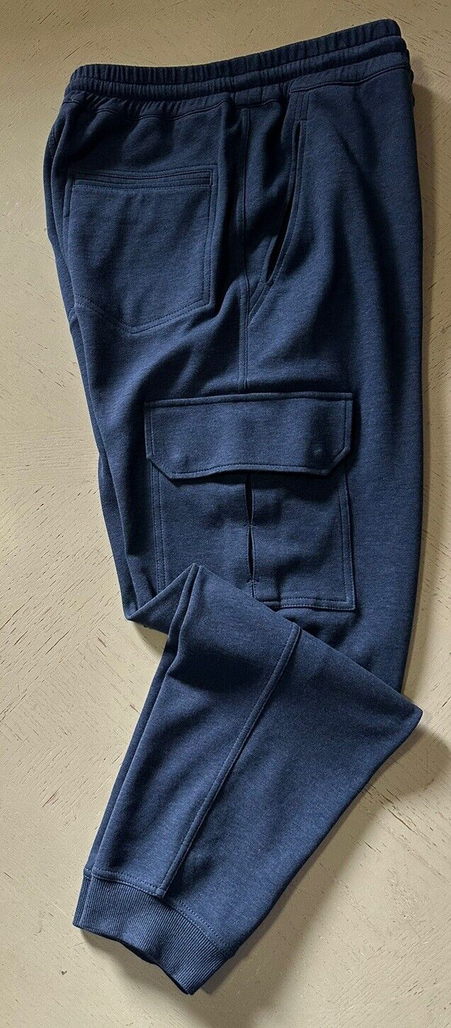 New $1850 Brunello Cucinelli Men’s Drawstring Jogger Track Pants Navy Size L