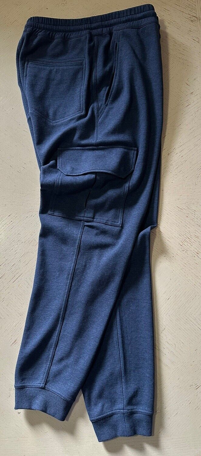 New $1850 Brunello Cucinelli Men’s Drawstring Jogger Track Pants Navy Size L