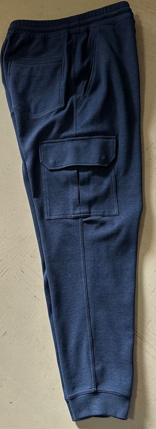 New $1850 Brunello Cucinelli Men’s Drawstring Jogger Track Pants Navy Size L