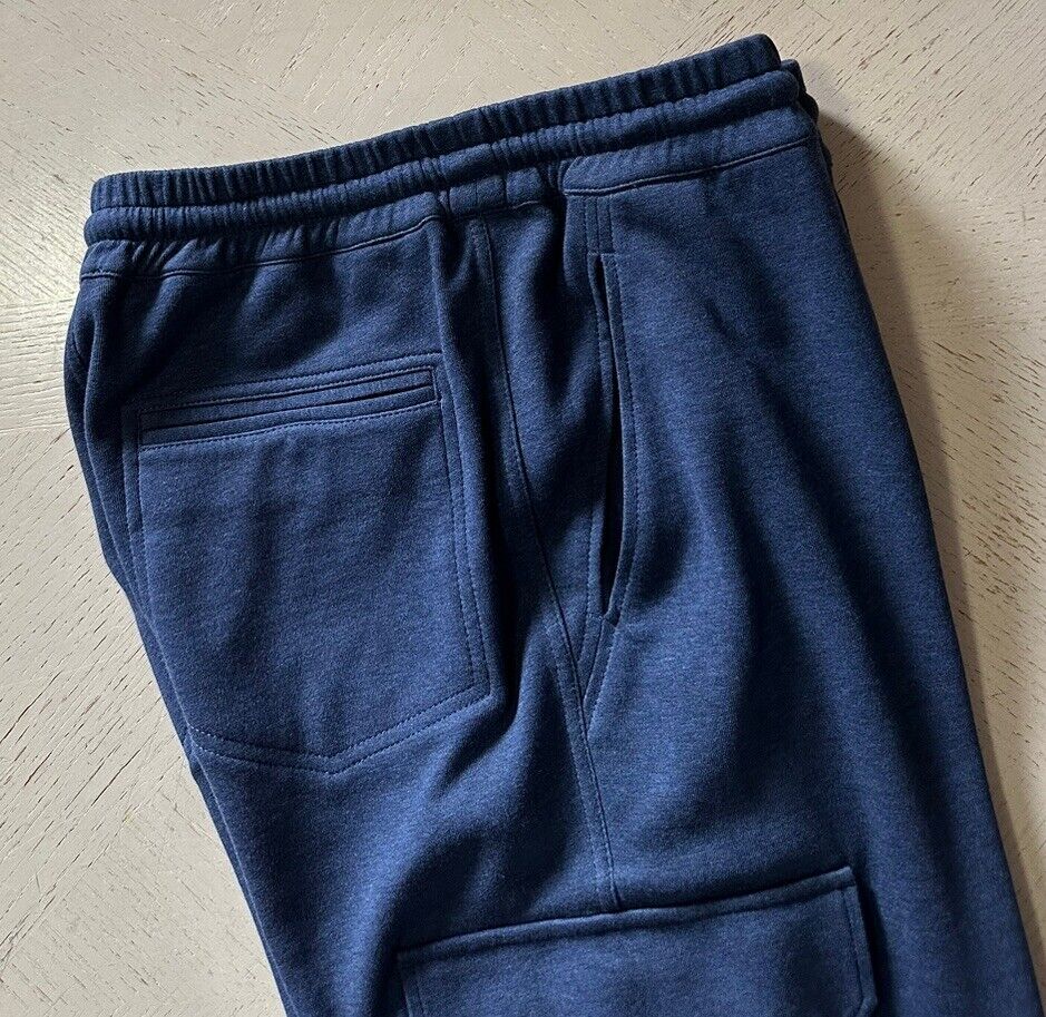 New $1850 Brunello Cucinelli Men’s Drawstring Jogger Track Pants Navy Size L