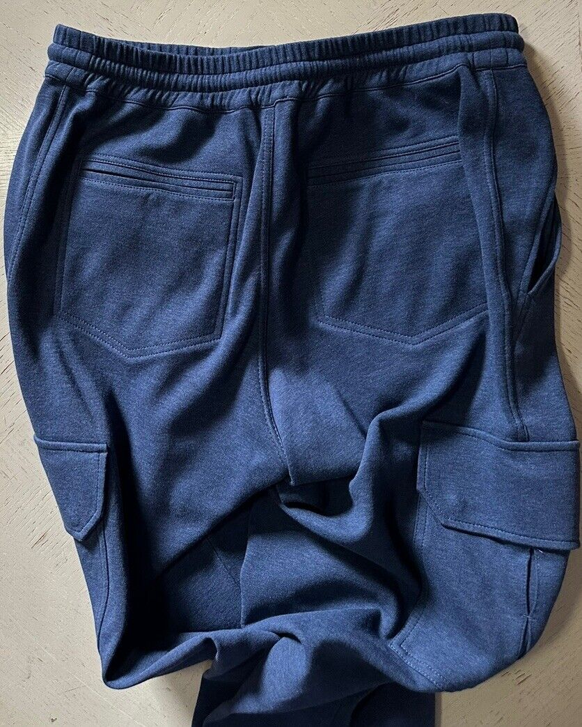 New $1850 Brunello Cucinelli Men’s Drawstring Jogger Track Pants Navy Size L