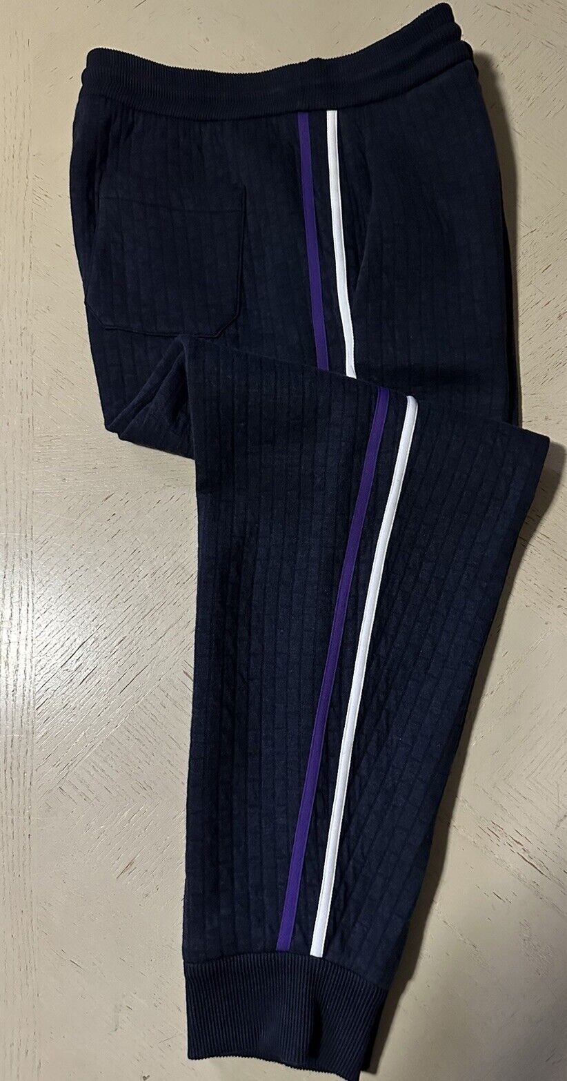 NWT $1595 Giorgio Armani Mens Sweatpants Jogging Pants Navy 36 US/52 Italy