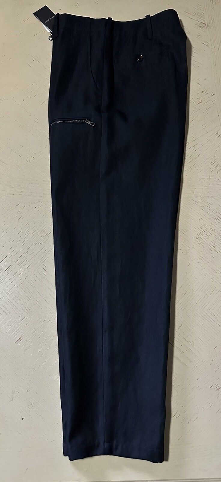 NWT $1195 Giorgio Armani Men’s Linen/Wool Pants Navy 36 US/52 Eu Italy