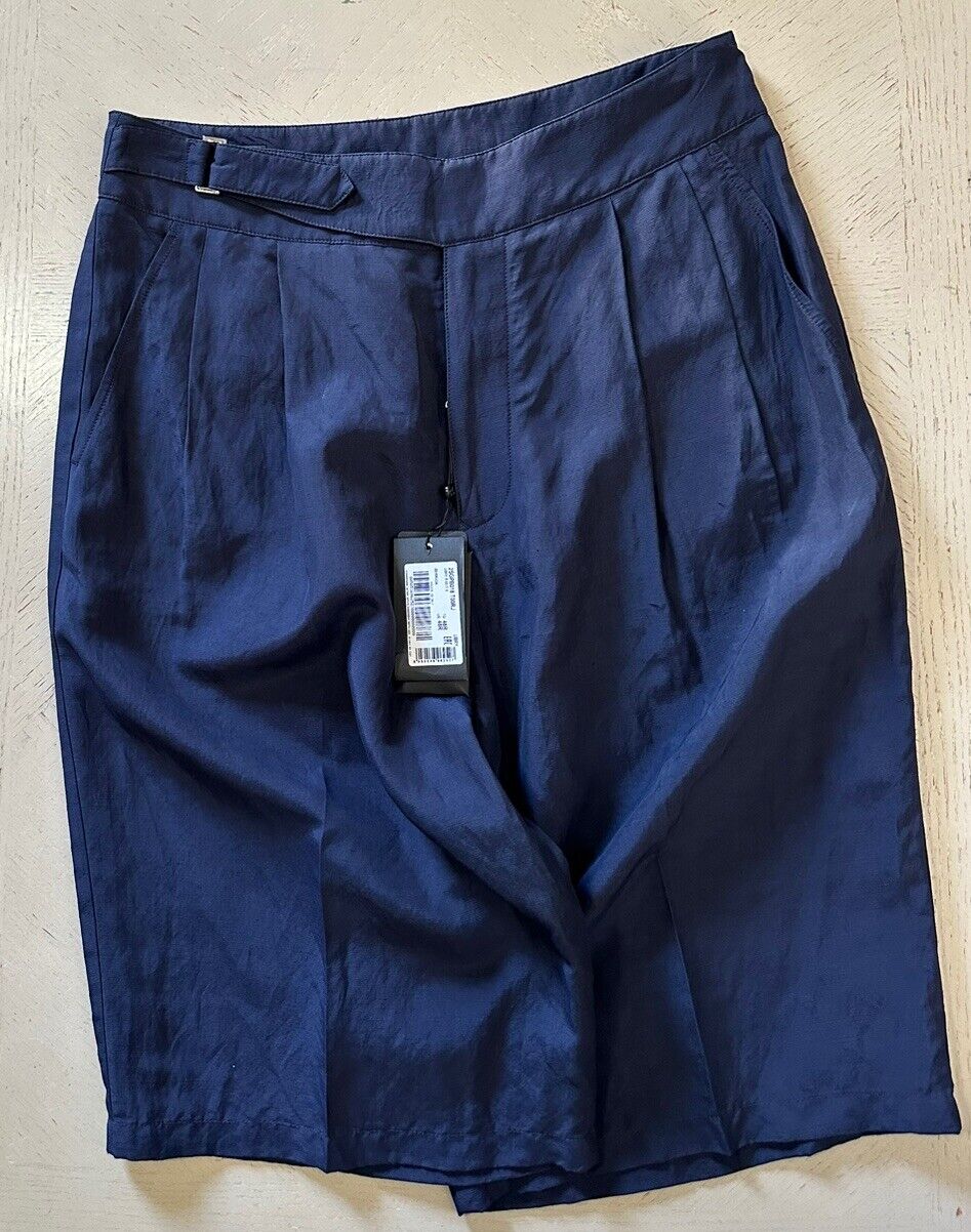 NWT $1295 Giorgio Armani Men’s Bermuda Shorts Pants Navy 32 US/48 Eu