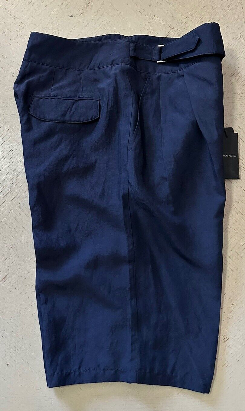 NWT $1295 Giorgio Armani Men’s Bermuda Shorts Pants Navy 34 US/50 Eu