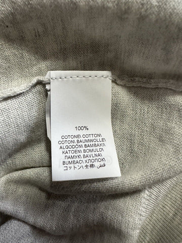 New $595 Brunello Cucinelli Men’s Johnny Collar T Shirt Color FOG 58 Eu ( XXL )