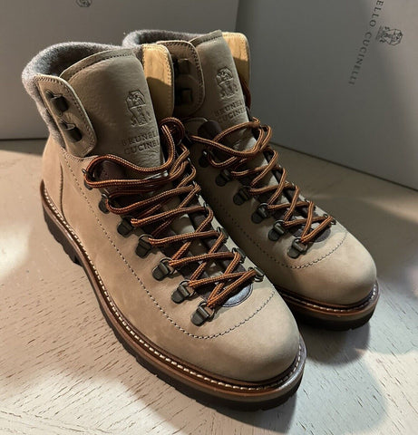 NIB $1595 Brunello Cucinelli Men’s Leather Boots Shoes LT Beige 9 US/42 Eu