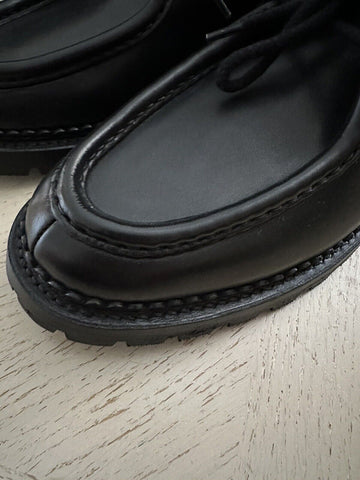 NIB $945 Saint Laurent Men Leather Shoes Black 10 US/43 Eu 687532