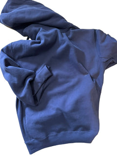 NWT $950 Saint Laurent Men’s Hoodie Decoupe Pullover Color Blue Size XS