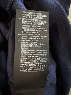 NWT $950 Saint Laurent Men’s Hoodie Decoupe Pullover Color Blue Size XS